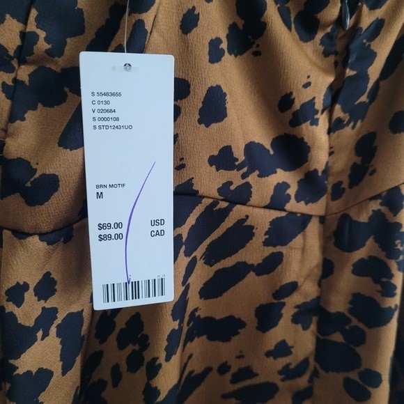 Urban Outfitters Brown and Black Mini Dress - Picture 4 of 6